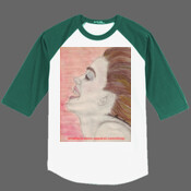 Laugh - 100% Cotton T-Shirt - Mens Colorblock Raglan Jersey